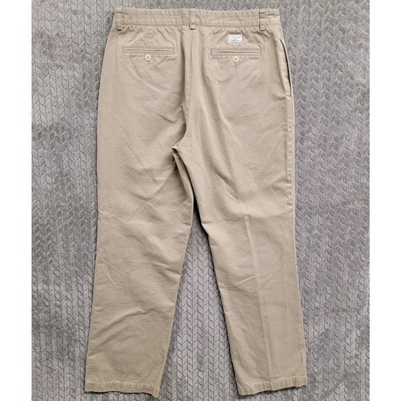 Vineyard Vines Khaki Club Pants Chino Beige Flat Front Men's Size 34x32‎ - Picture 7 of 9